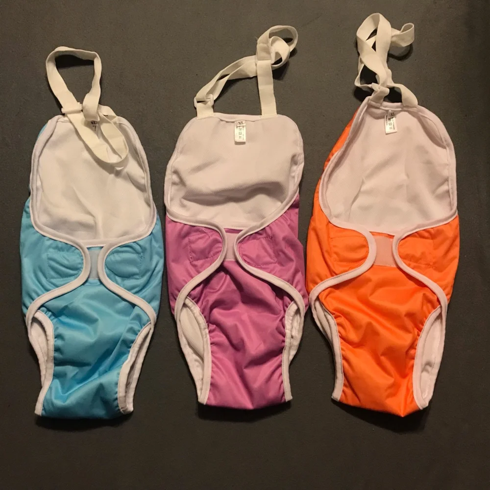 NEW Bundle of 7 Reusable Female Dog Diapers